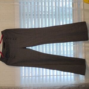 Express Design Studio Womens Gray Editor Sailor Career Dress Pants, Size: 4